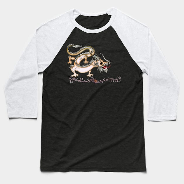 Asian dragon Baseball T-Shirt by Nicky2342